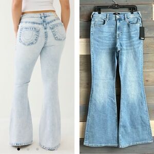 True Religion Women's Charlie High Rise Vintage Flare Jeans NWT Size 31